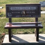 Memorial Benches - at a cemetery