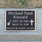 Bronze markers and plaques for graves and memorials