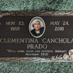 Bronze markers and plaques for graves and memorials